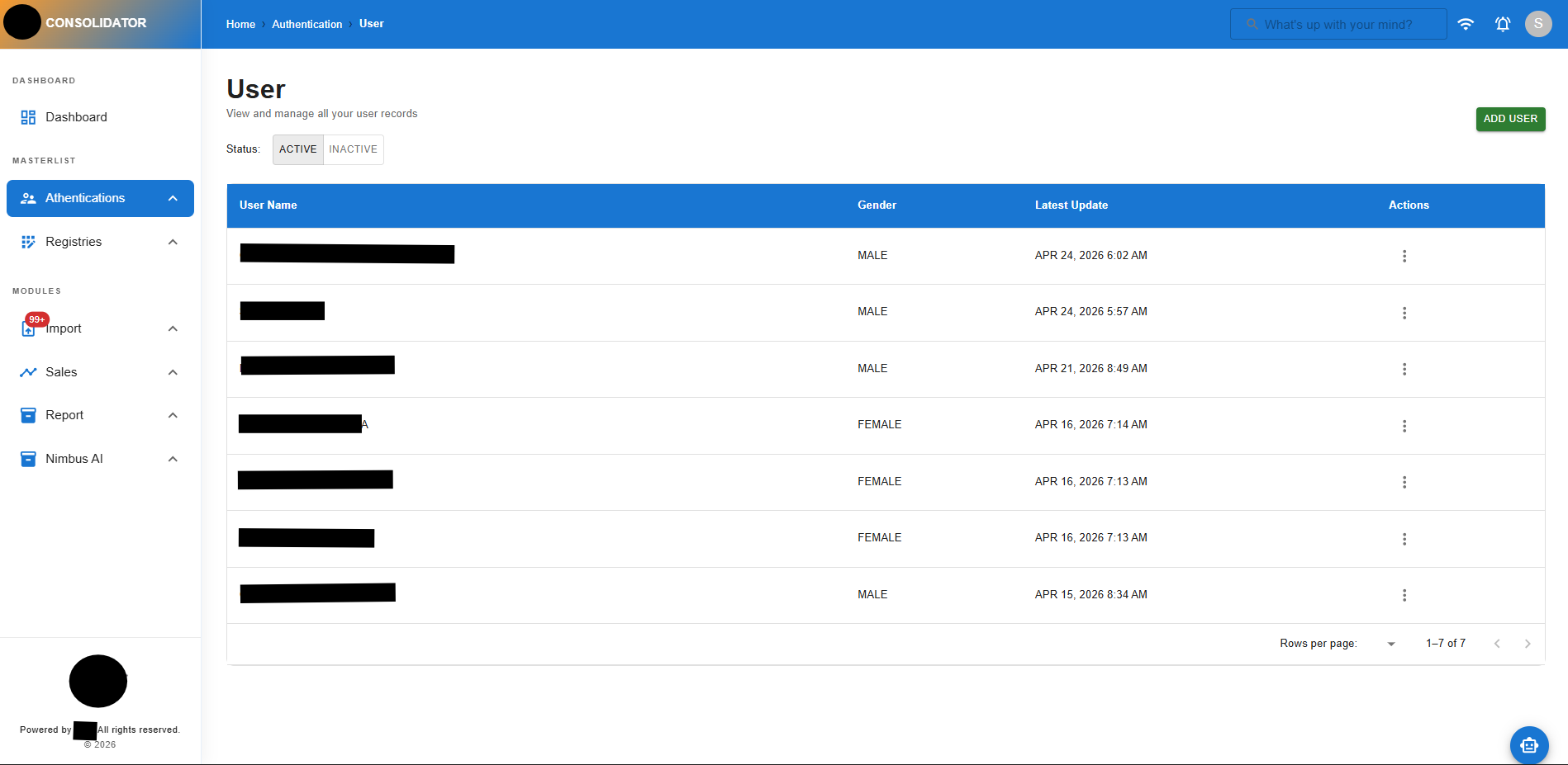 GIZMO Consolidator screenshot 3
